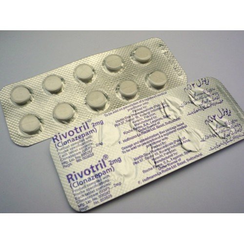 Buy Clonazepam (Rivotril) 2mg for sale online with cc